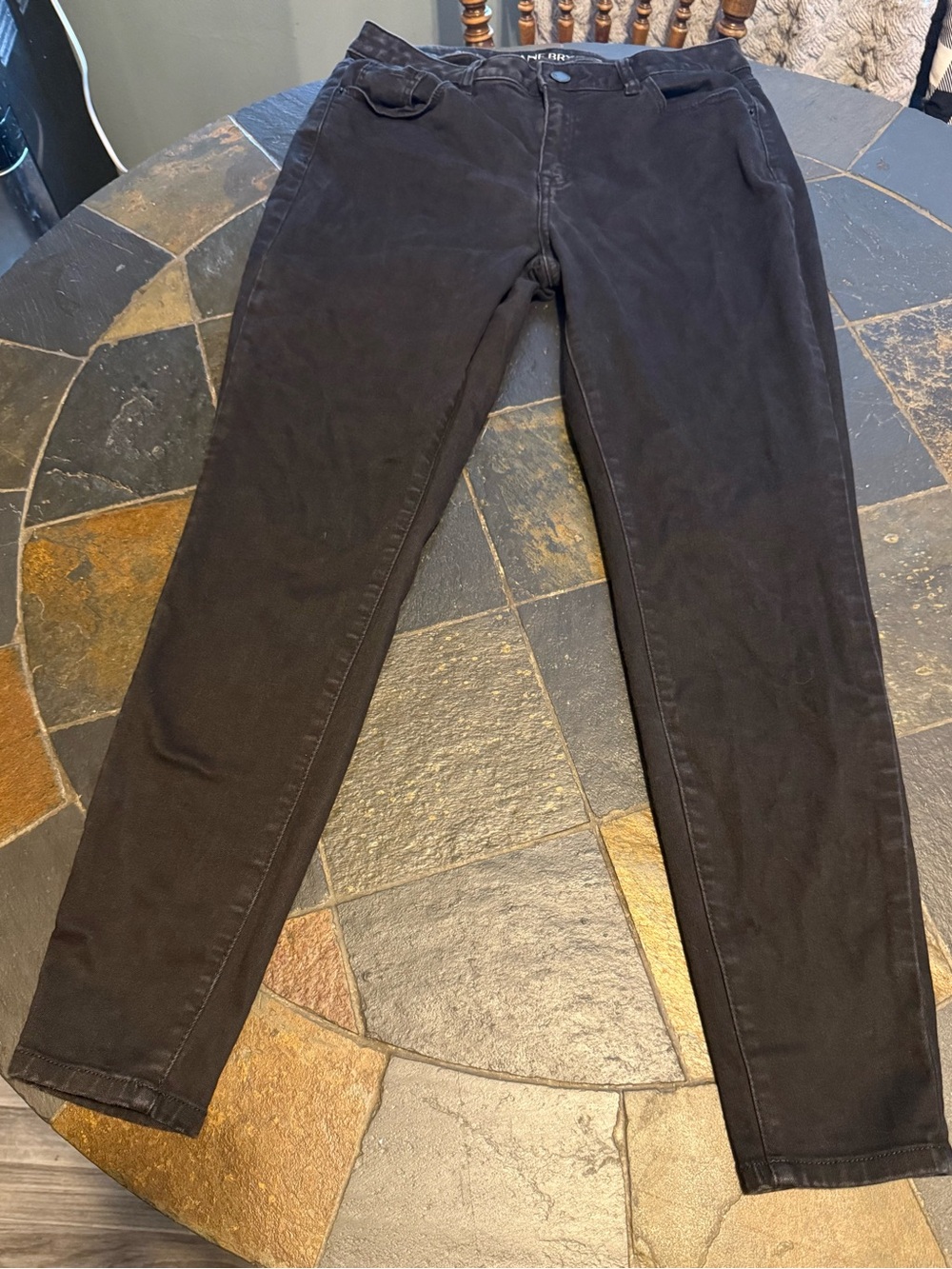 Lane Bryant Straight Leg Black Jeans